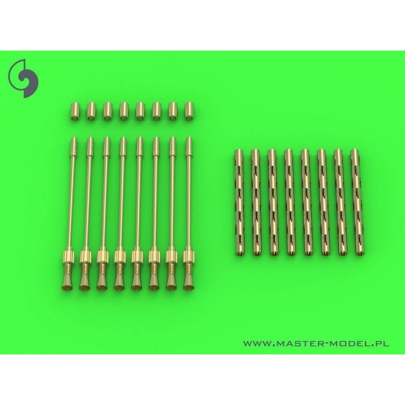 1/32 WW.II British Avro Lancaster Machine Gun Barrel Set (Browning .303 Caliber (7.7mm) Machine Gun Barrel 8Pcs For Hk Model)