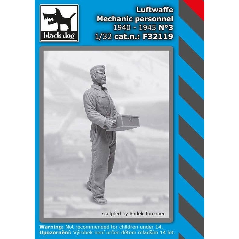 1/32 WW.II German Air Force Maintenance Soldier 1940-1945 No.3