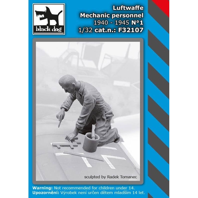 1/32 WW.II German Air Force Maintenance Soldier 1940-45 No.1