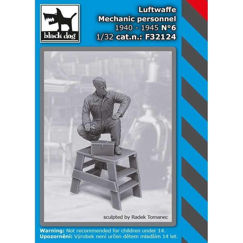 1/32 WW.II German Air Force Maintenance Soldier 1940-45 No.6