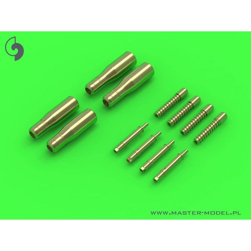 1/32 WWII British Hawker Hurricane Mk.IIC Hispano 20mm Cannon Mk.I Gun Barrel (with Flat Wire Recoil Spring)