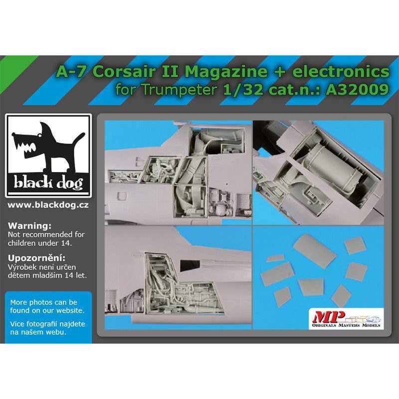 1/32 A-7 Corsair II magazine+electronics