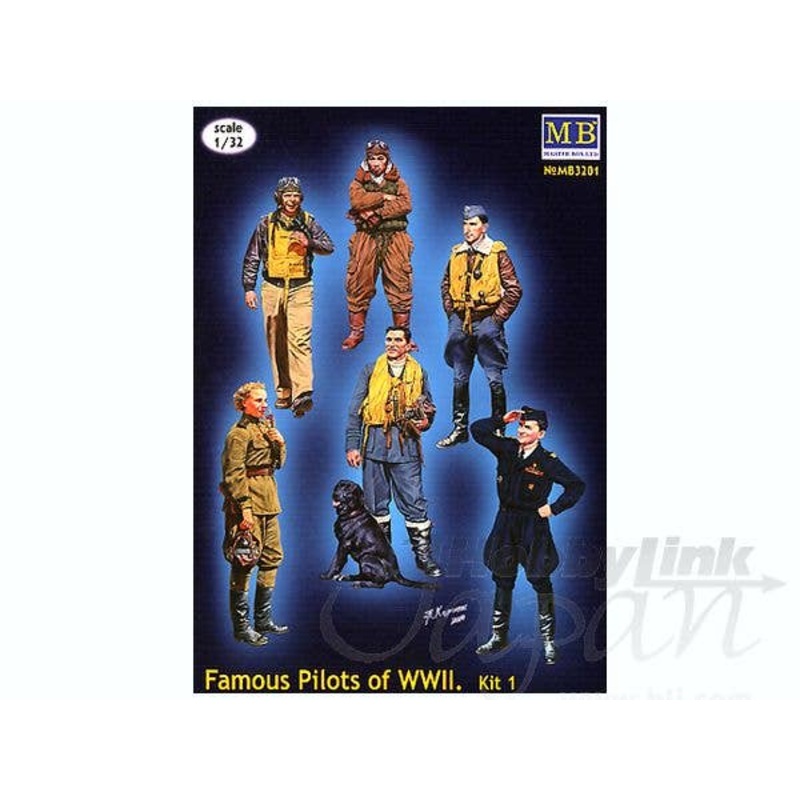 1/32 B-Grade Famous Pilots of WWII Kit 1