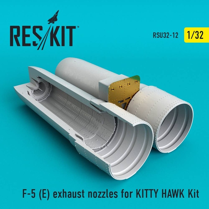 1/32 F-5 (E) Exhaust Nozzles (for Kitty Hawk Kit)