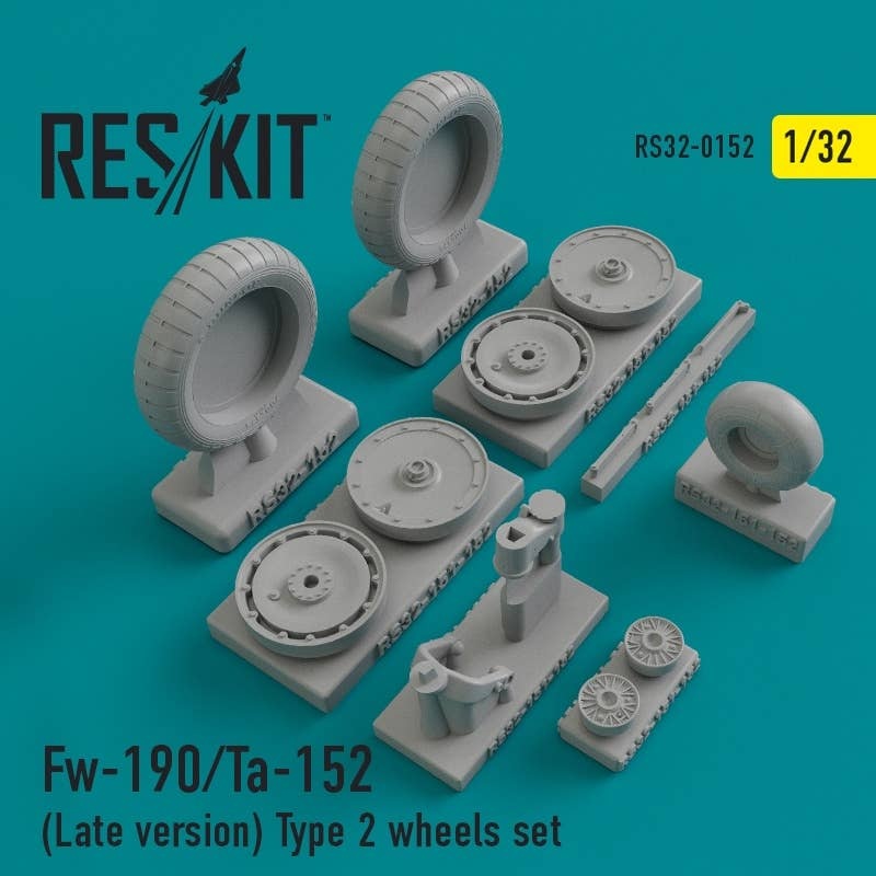 1/32 Fw190/Ta-152 (Late Version) Type 2 Wheels Set