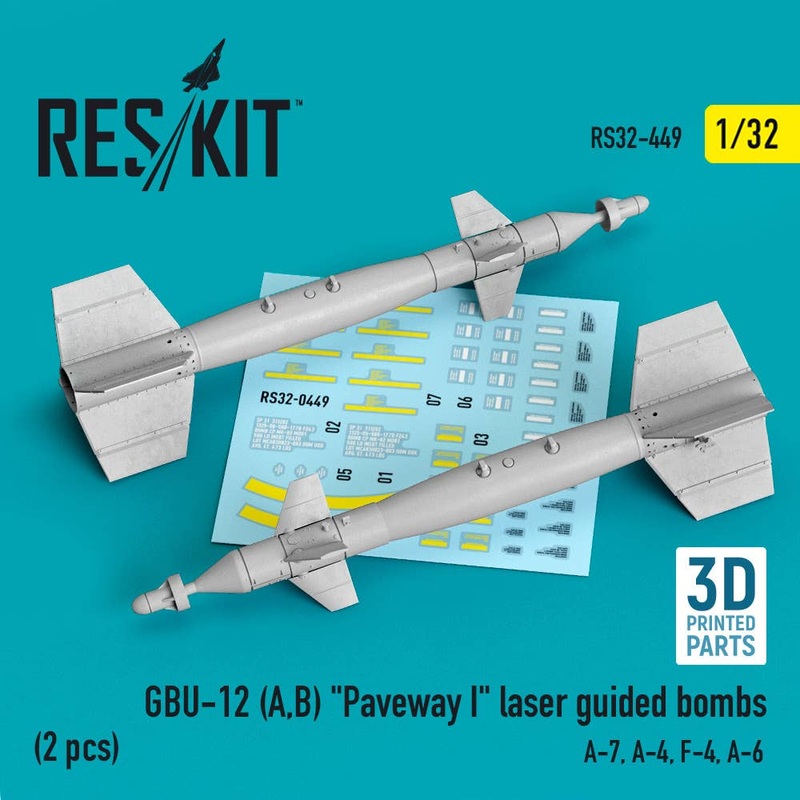 1/32 GBU-12 (A,B) Paveway I laser guided bombs (2 pcs)