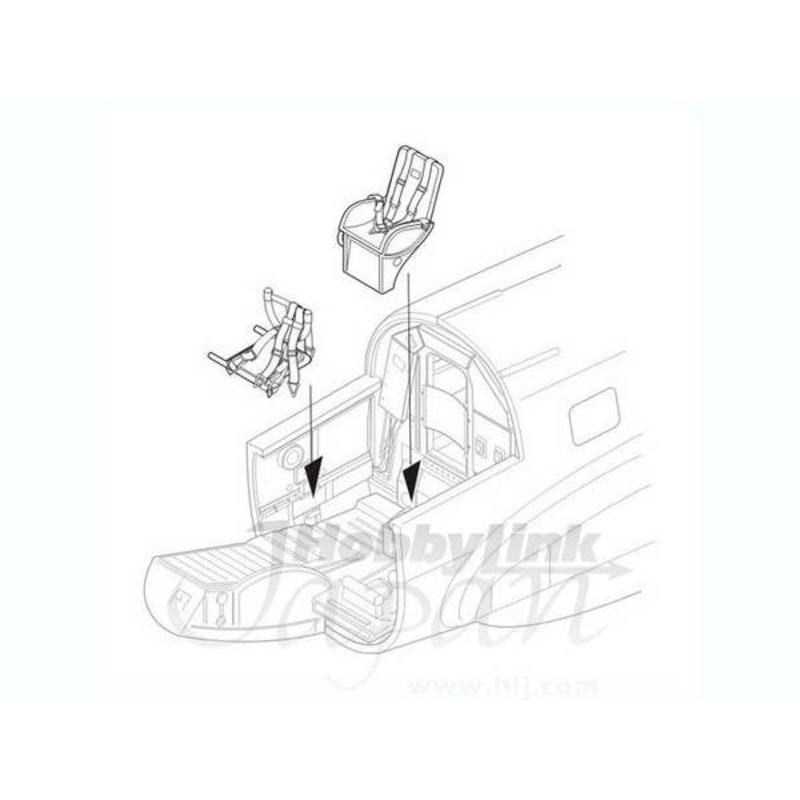 1/32 Heinkel He 111H Seats with Harness