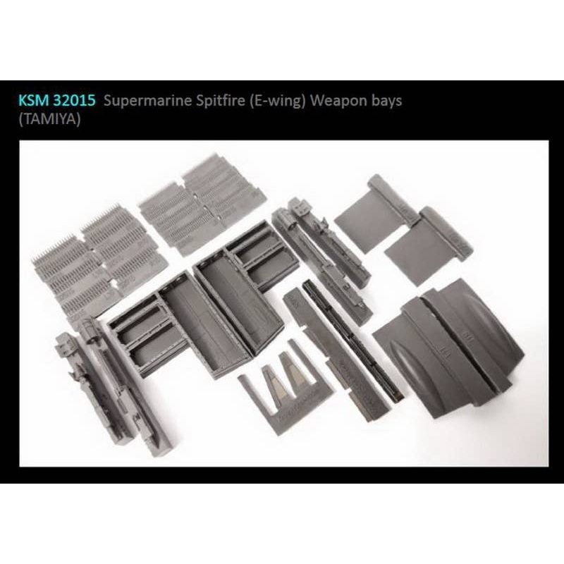 1/32 Spitfire (type E wing) weapon bays for TAMIYA