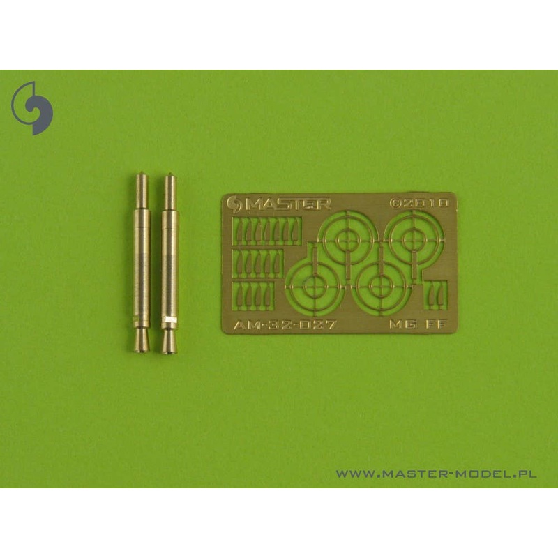 1/32 WWII German MGFF 20mm Cannon Barrel with Photo-etched Parts Sight (2pcs)