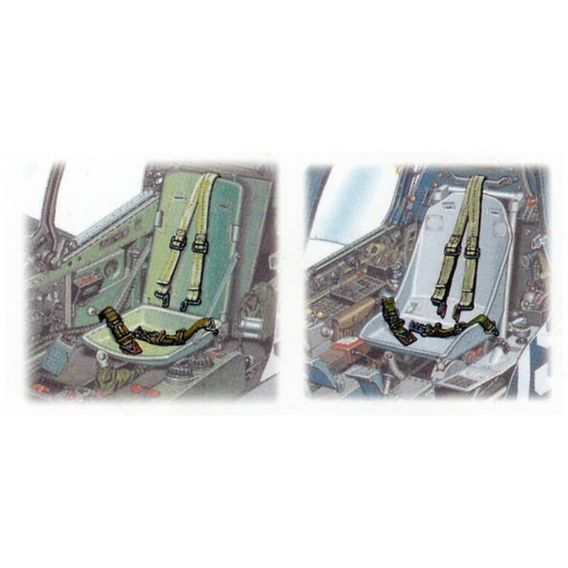 1/32 WWII US Aircraft Seatbelt Set