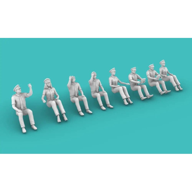 1/144 Airline pilots (8 figures)