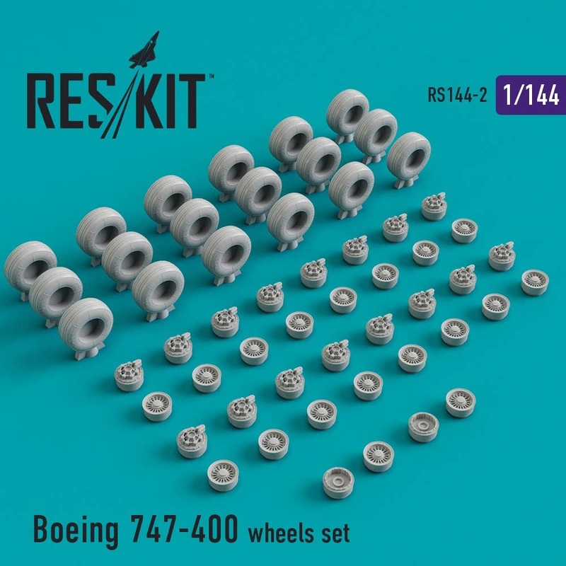 1/144 Boeing 747-400 Wheels Set