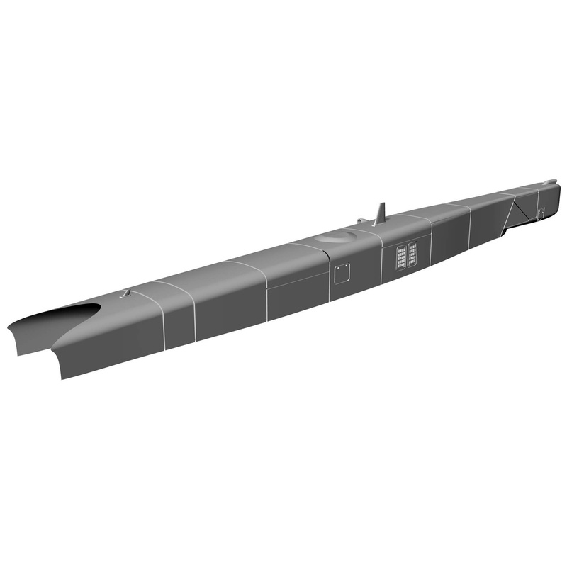 1/144 F-16 dorsal spine, Greek version, for Trumpeter