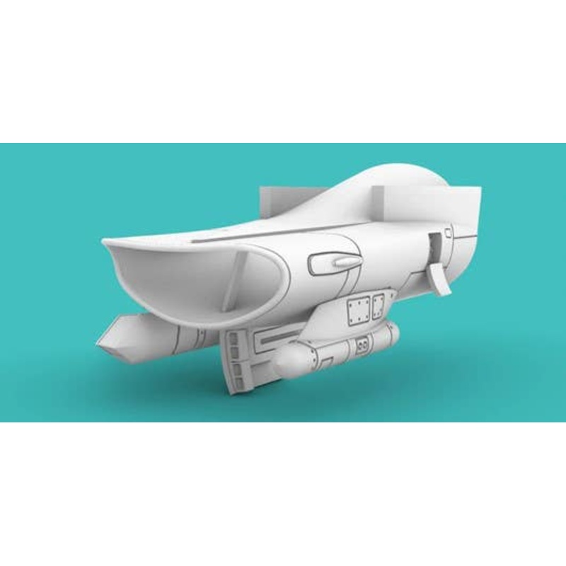 1/144 F-16 Early intake w. Sniper, Harm pods, for Revell