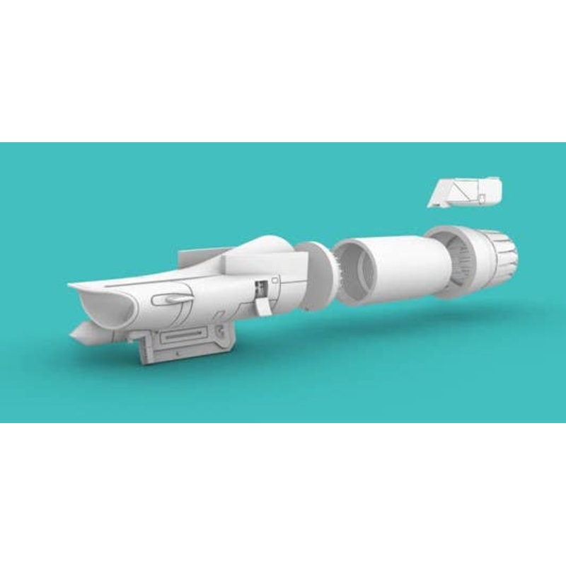 1/144 F-16 Early intake w. Sniper pod, Greek a/c tail, PW100 exhaust, for Revell