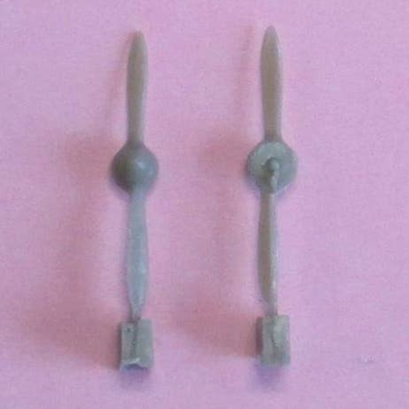 1/144 Watts 2-bladed LH propeller (2 pcs)