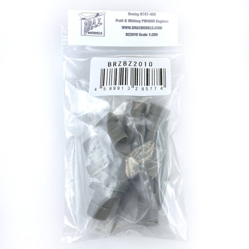 1/200 Boeing B747-400 PW4000 Engine Set (for Hasegawa)