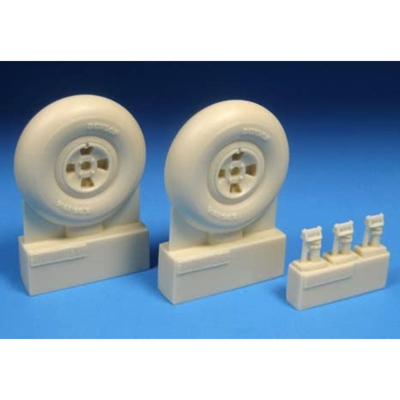 1/24 Hawker Hurricane 4 Slot Main Wheels