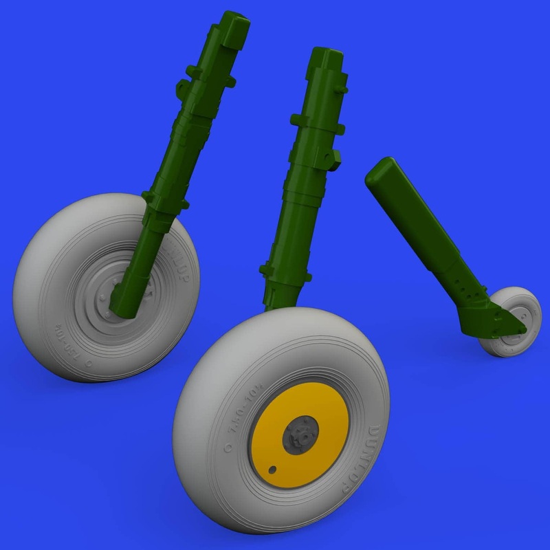 1/24 Spitfire Mk.IX wheels 5spoke (for AIRFIX)