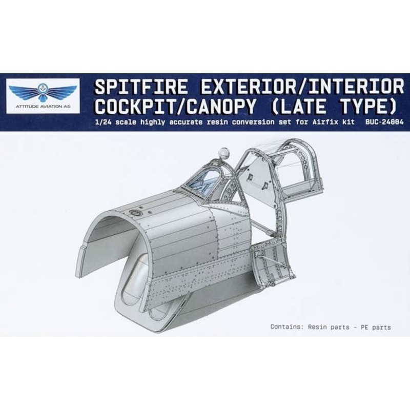 1/24 Supermarine Spitfire/Seafire high back cockpit (late)