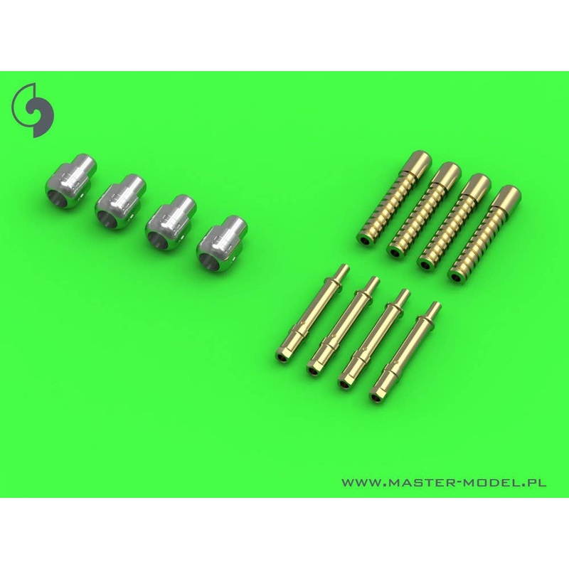 1/24 WWII British Hawker Typhoon Mk.IB Early Model Machine Gun Without Cover Barrel (with Flat Wire Recoil Spring)