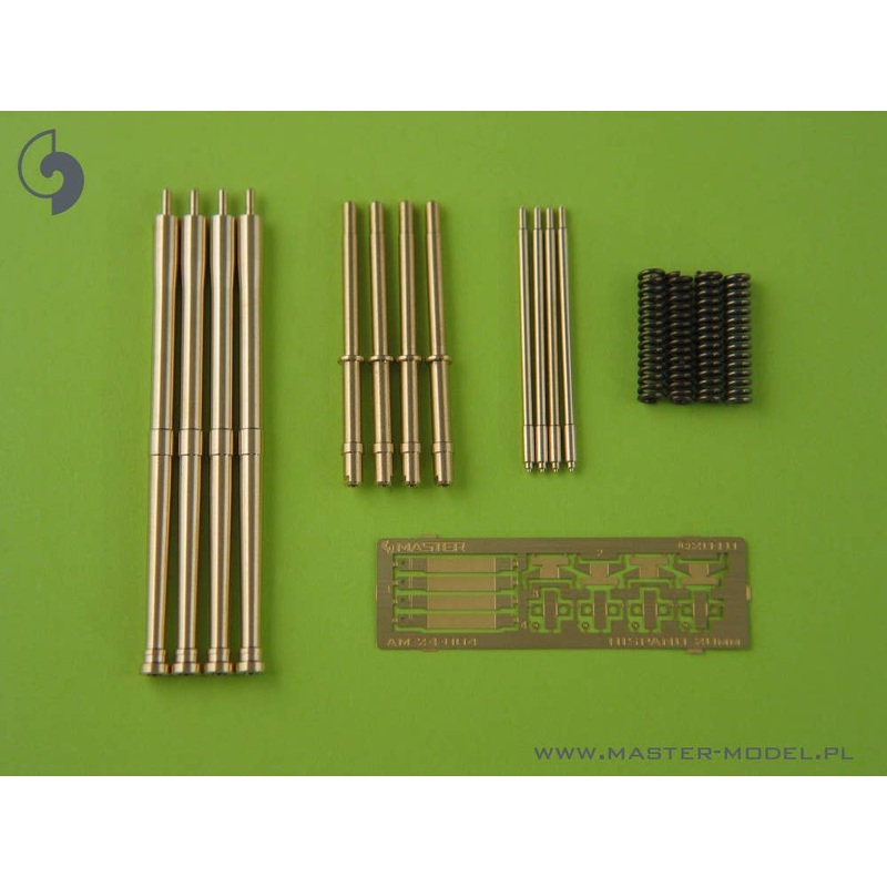 1/24 WWII British Hispano 20mm Mk.II Cannon Barrel (4pcs for Airfix)