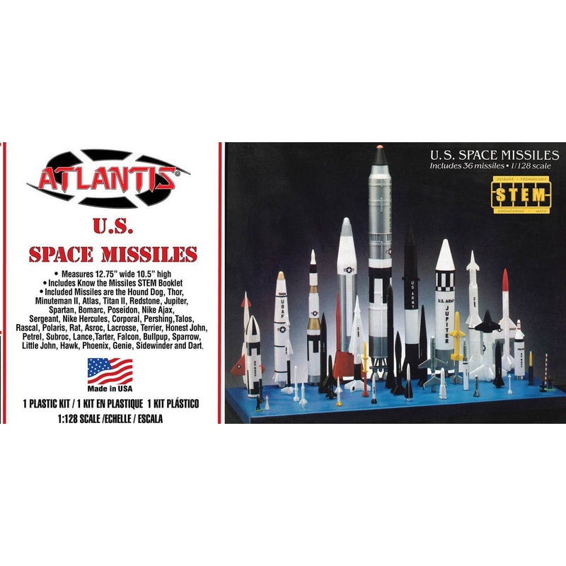 1/128 U.S. Space Missiles 36 Missiles