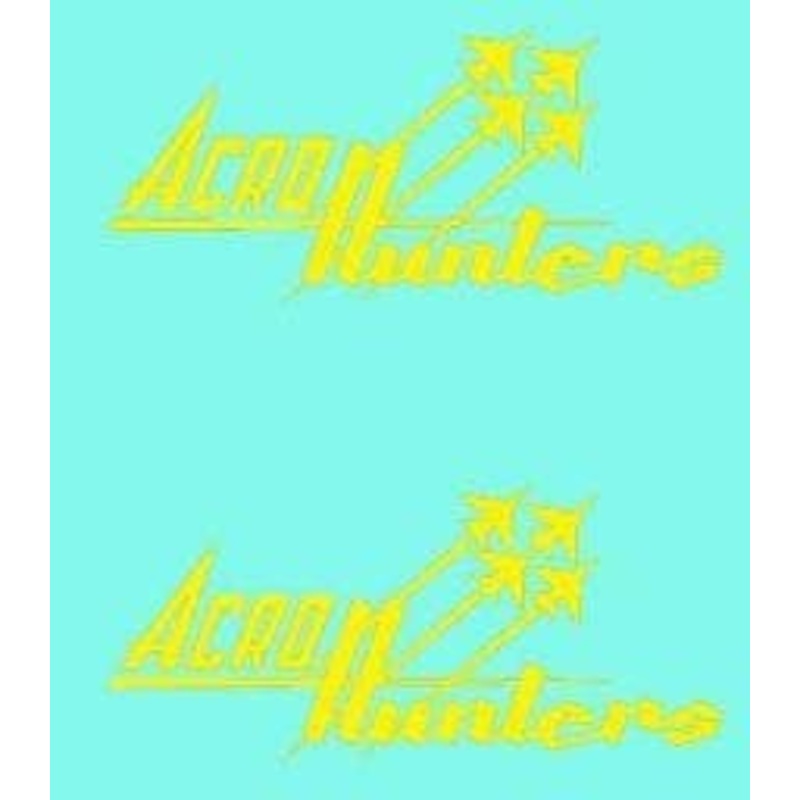 1/72 Acro Hunters Aerobatic Team Nose Emblems For Hawker Hunter Mk.4