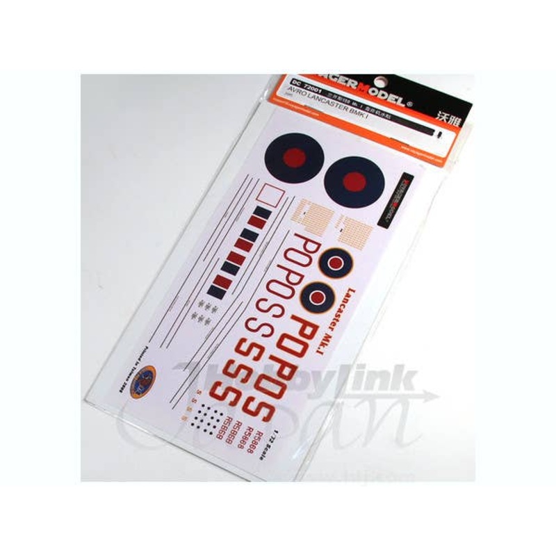 1/72 Avro Lancaster B Mk.I Decal Sheet
