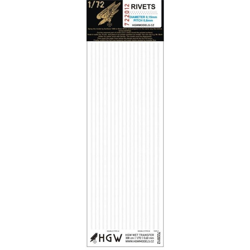 1/72 Double & Triple Lines  (Diameter: 0.15mm, Interval: 0.6mm)