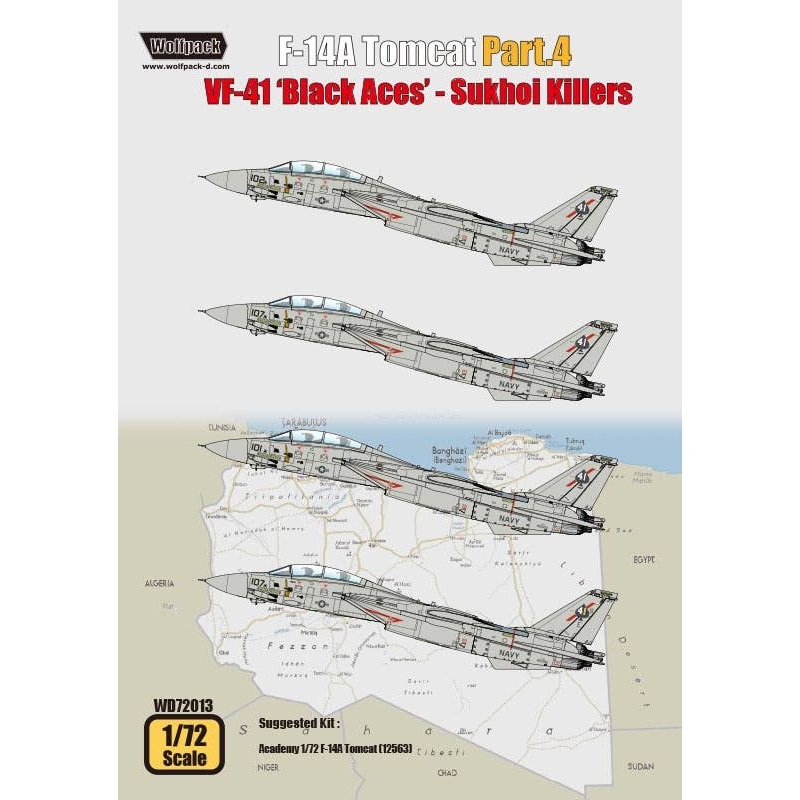 1/72 F-14A Tomcat Part.4 - VF-41 'Black Aces' - Sukhoi Killers (for Academy)