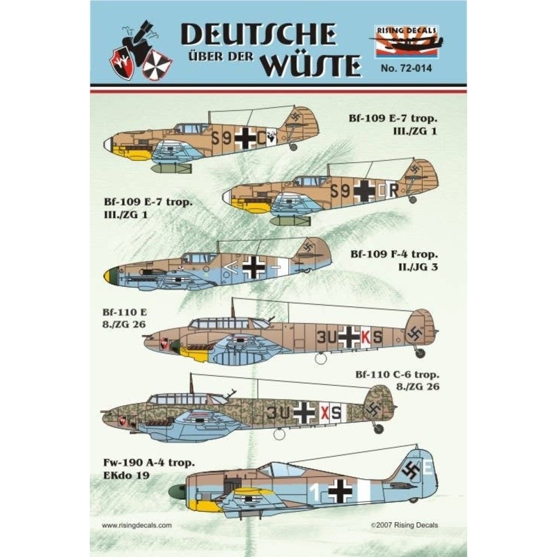 1/72 Komet Family Me 163A/B, Me 263 & Shusui
