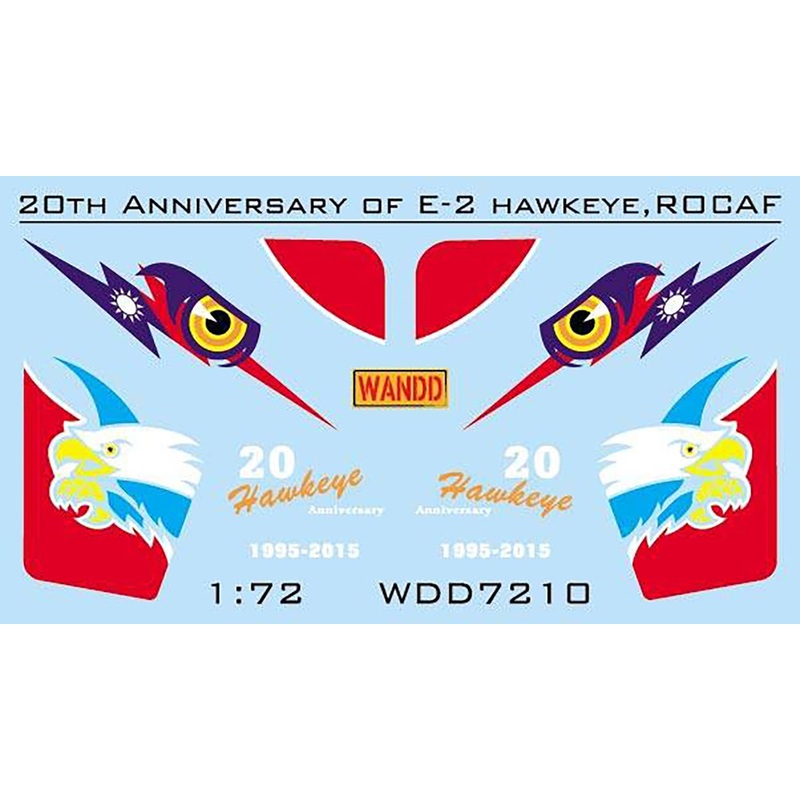 1/72 ROCAF E-2C Hawkeye 20th Anniversary Decal