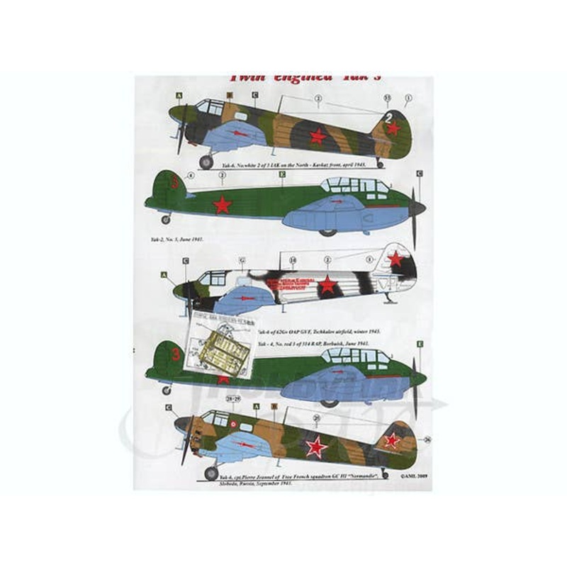 1/72 Twin-Engined Yaks