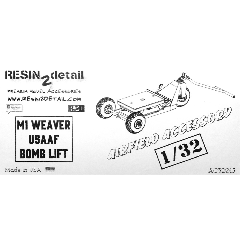 USAAF M1 Weaver Bomb Loading Cart (Airfield Accessory)