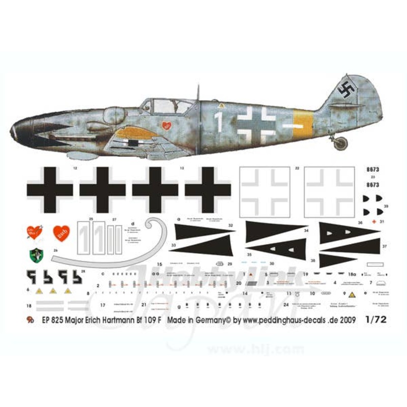 1/72 Bf109G-6 Major Erich Hartmann