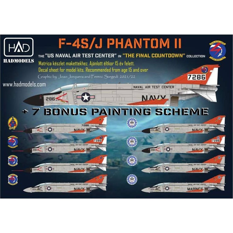 1/72 F-4S/J US NAVAL Air Test Center "The Final Countdown" collection