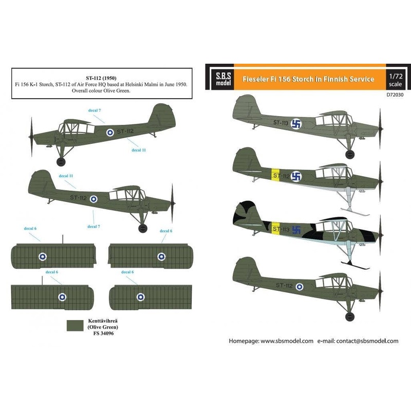 1/72 Fieseler Fi-156 Storch in Finnish Service