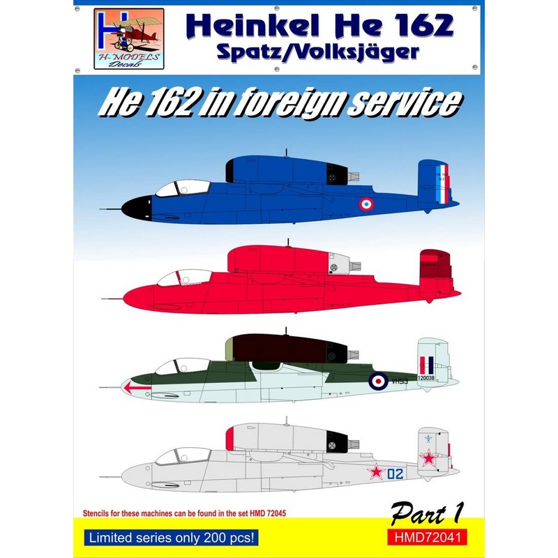 1/72 He 162 in Foreign Service. Pt.1