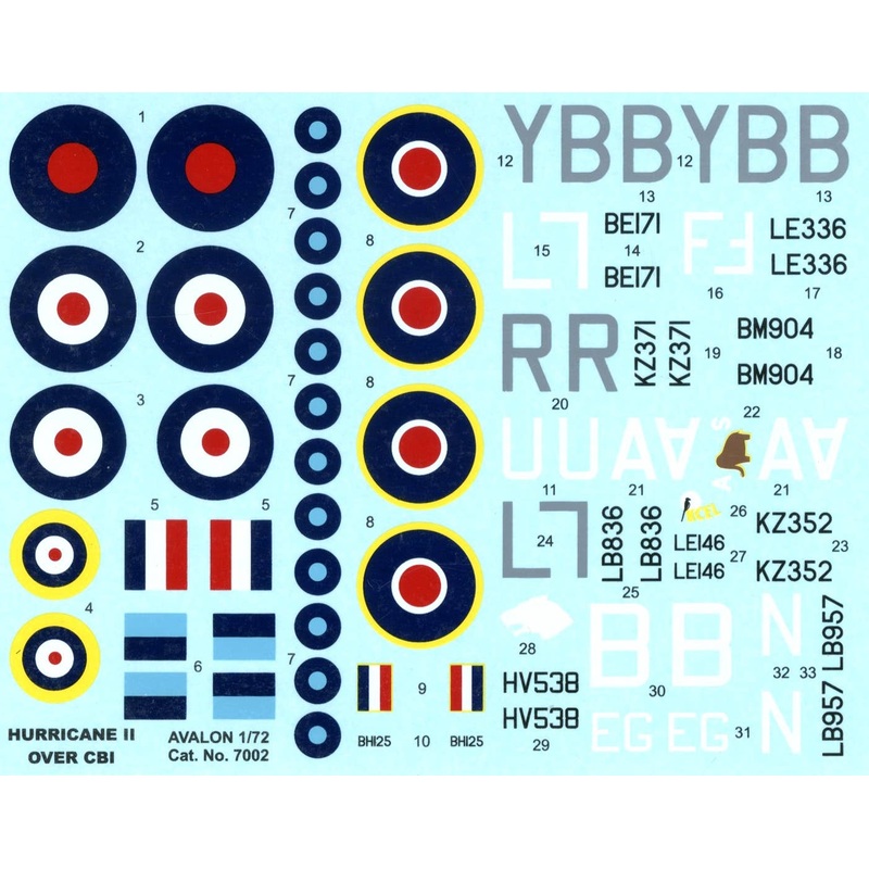 1/72 Hurricane IIB & IIC Over Burma & India