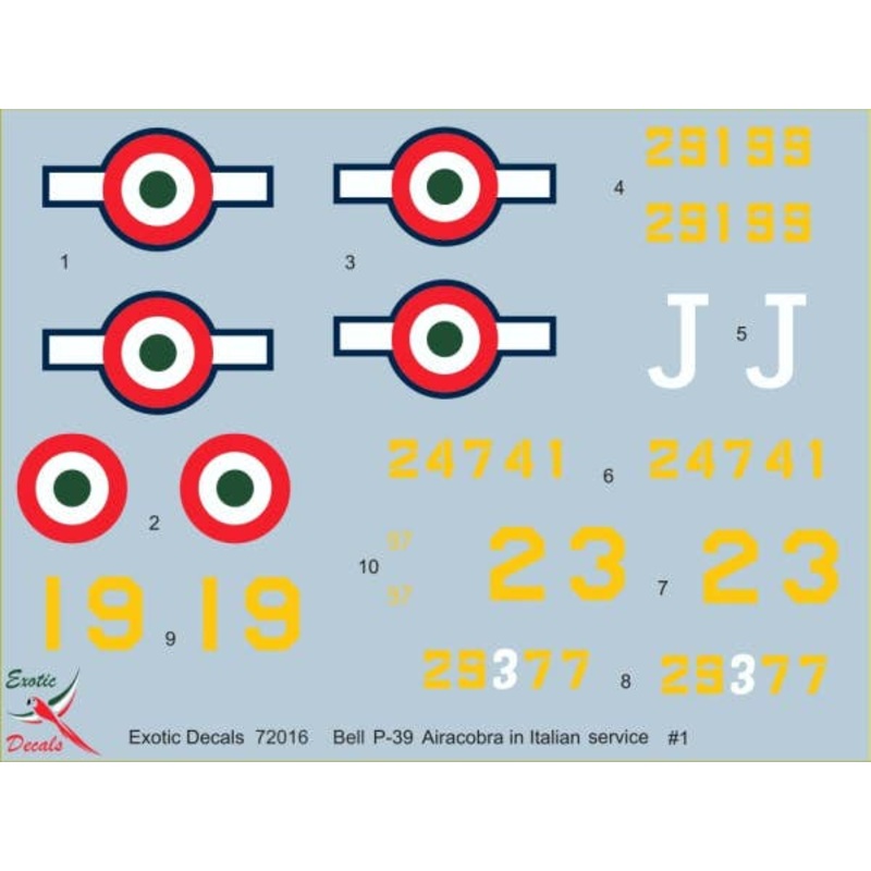 1/72 Italian Cobras #1 - Bell P-39 in Regia Aeronautica, part 1