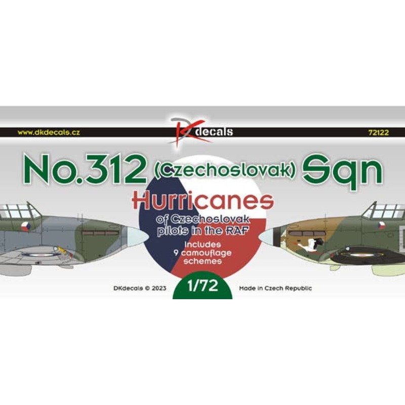 1/72 No.312 Sq. RAF - Hurricanes of Czechoslovak pilots