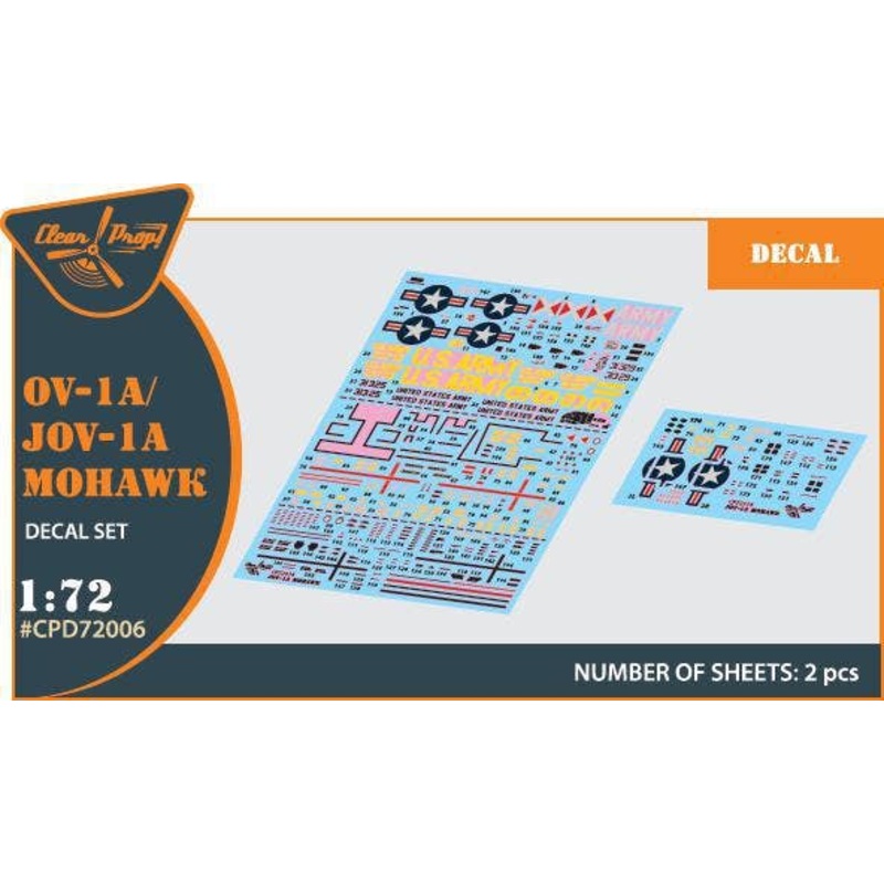1/72 OV-1 A/JOV-1A Mohawk decal set