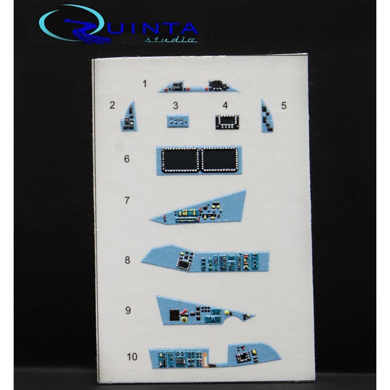 1/72 SU-57 Interior 3D Decal (for  7319 Zvezda kits) (Blue Panel Colour)