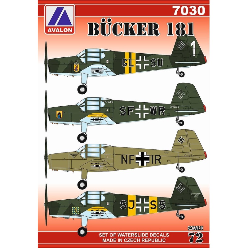 1/72 Bukker 181 Decal