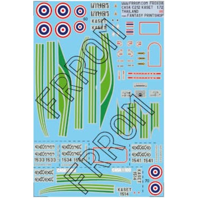 1/72 CASA C-212 KASET Decals