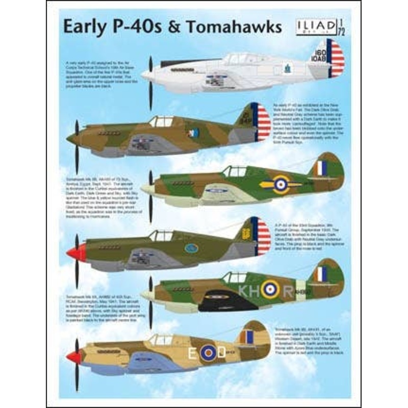 1/72 Early P-40s/Tomahawks