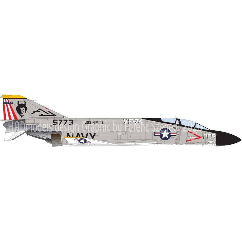 1/72 F-4J Phantom VF-74 Be-devilers USS NIMITZ 70's Part 1