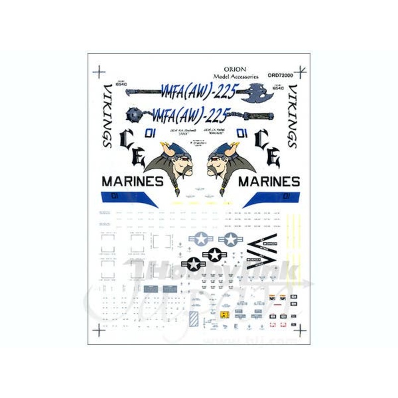 1/72 F/A-18D Hornet USMC VMFA(AW)-225 -VIKINGS-