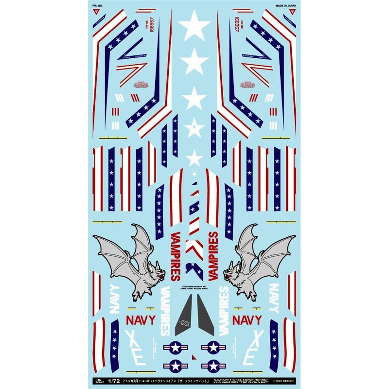1/72 F/A-18E VX-9 Vampires The Flying Bat